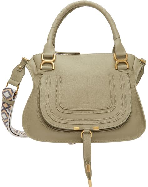 chloe marcie slate green|chloe marcie bag size.